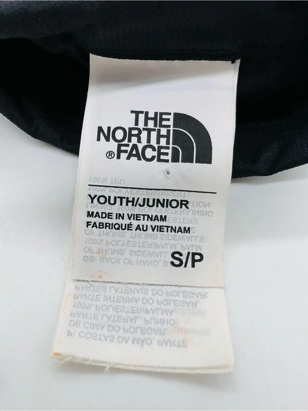 The North Face Black Mittens with Reflective Pattern Youth Small
